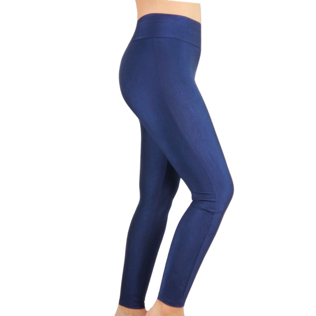 LIKE SHOP - Calza Lycra Deportiva Mujer Tiro Alto Dupont Alto brillo 548