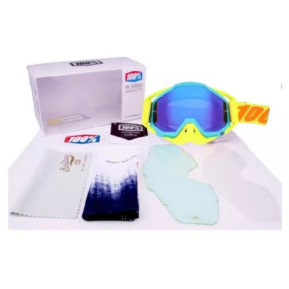 GENERICO - Antiparras De Motocross Para Deportes Extremos  Amarillo