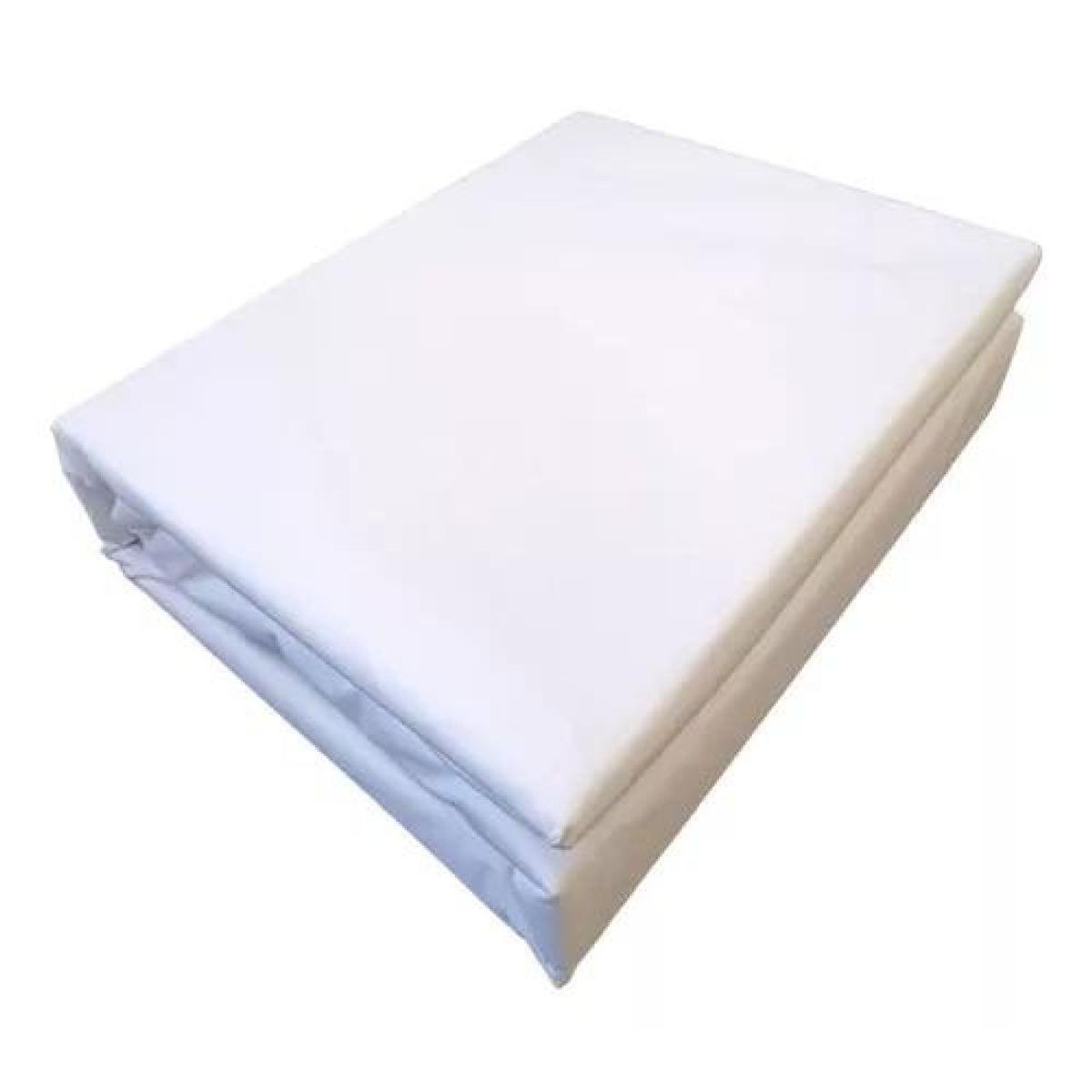 GENERICO - Funda cubre colchón impermeable 1.5 plazas, 190x105x30 cm, color blanco