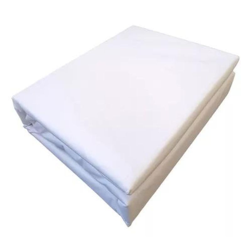 GENERICO - Funda cubre colchón impermeable 1.5 plazas, 190x105x30 cm, color blanco