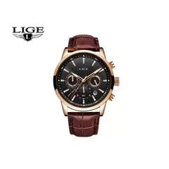 LIGE - Reloj Hombre Chronos Gold