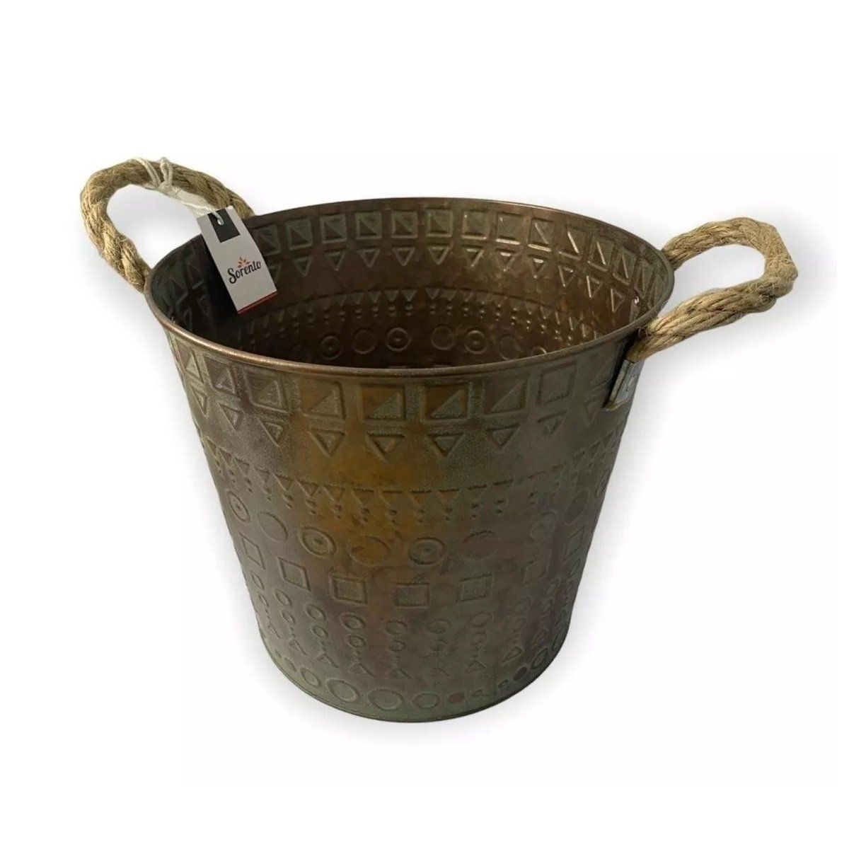 GENERICO - Figura Maceta Metal Grande - S4207