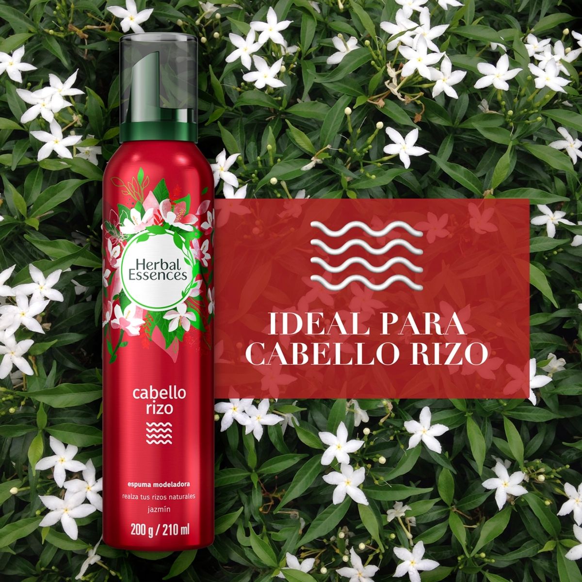 HERBAL ESSENCES - Herbal Essences Mousse Rizos 210ml