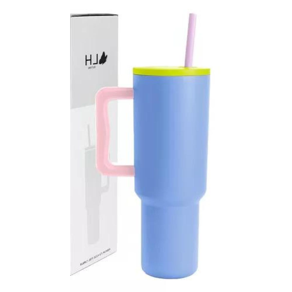 GENERICO - Vaso térmico mug 1200 lt acero inoxidable celeste