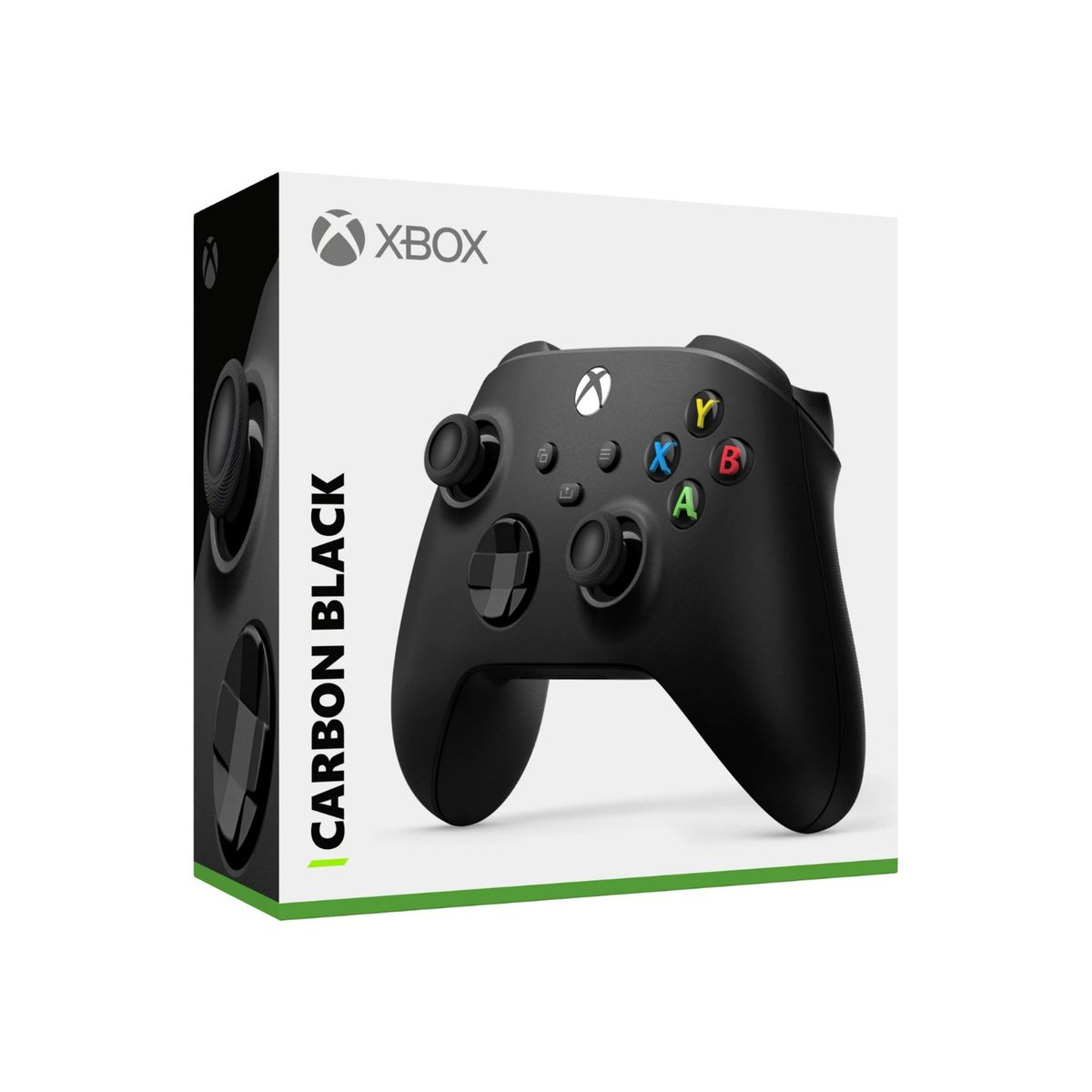 MICROSOFT - Control Inalámbrico Microsoft Xbox + cable USB-C CarbonBlack - Negro