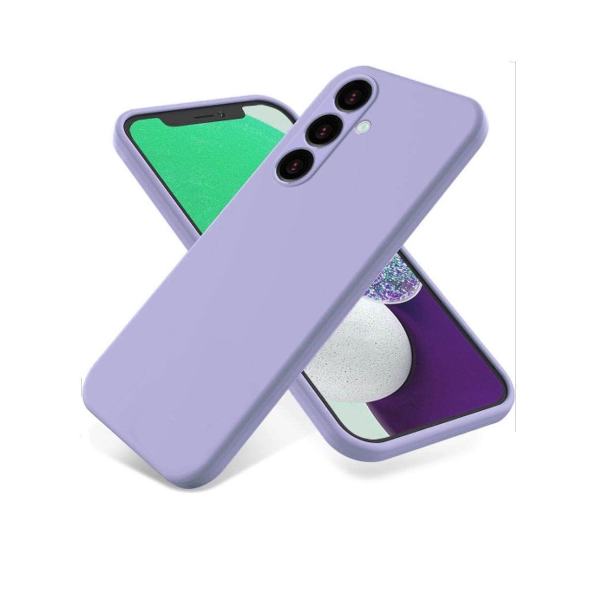 JOIGO - Carcasa Para Samsung S24 FE  Goma Lila.