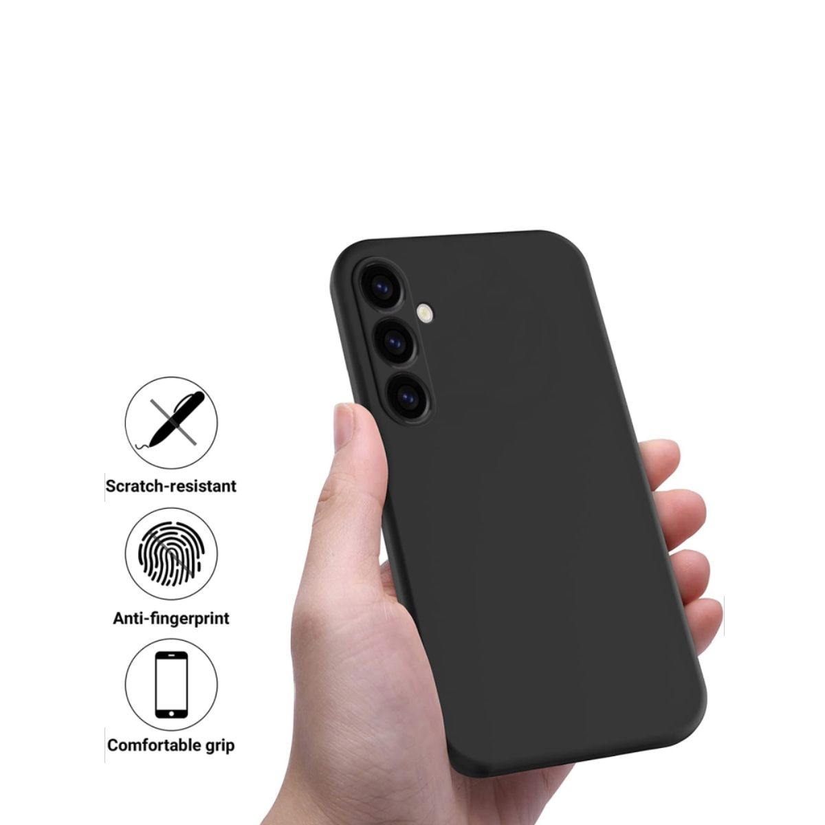 JOIGO - Carcasa Para Samsung S24 FE  Goma Lila.