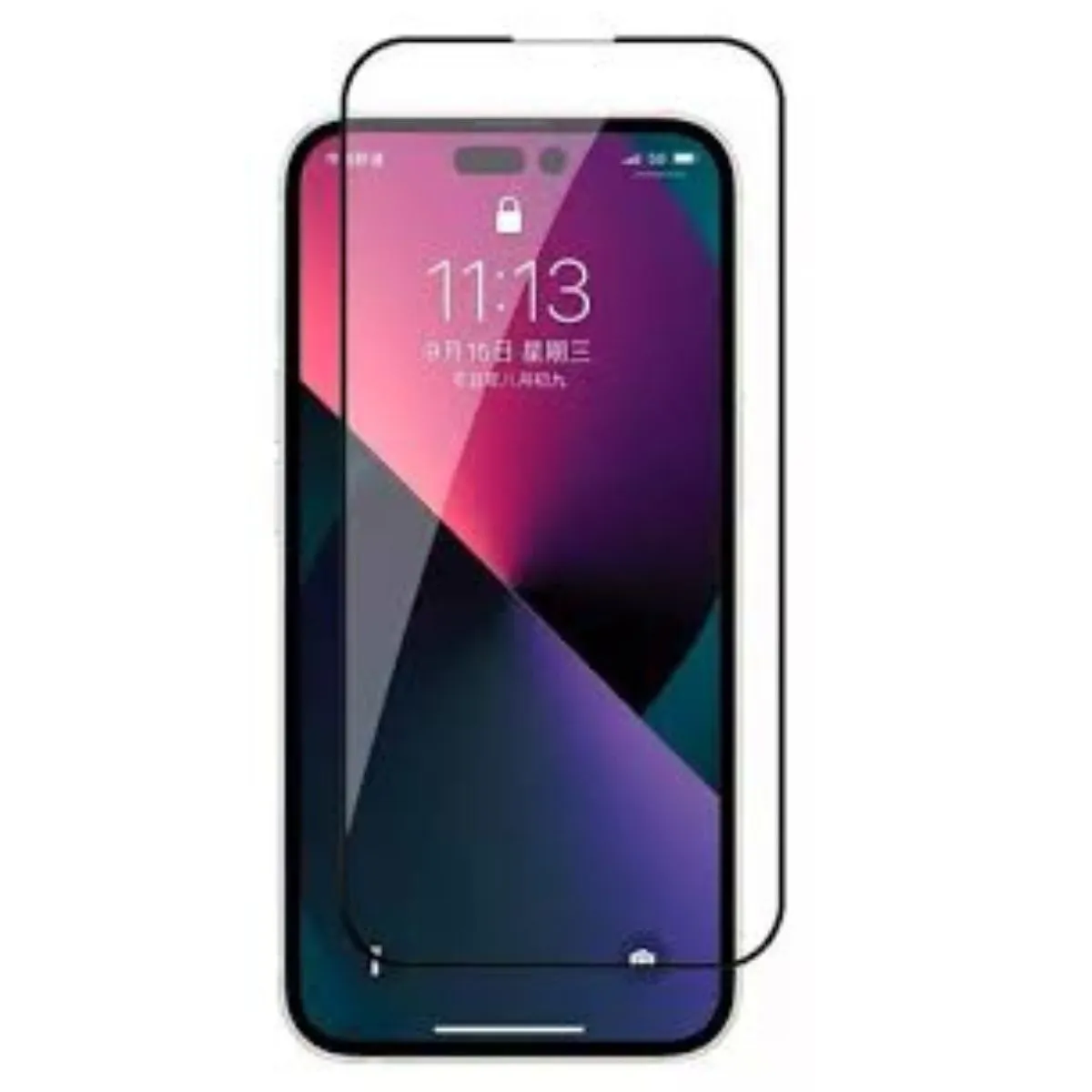 GENERICO - Mica Lámina Vidrio Templado Completa Para iPhone 16
