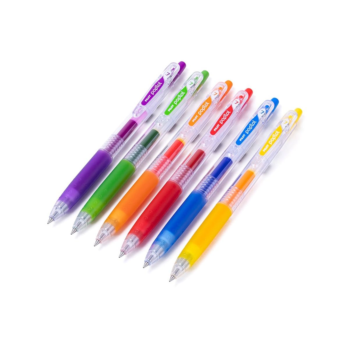 PILOT - Set 6 Lápices Gel Poplol 07mm Basicos Pilot