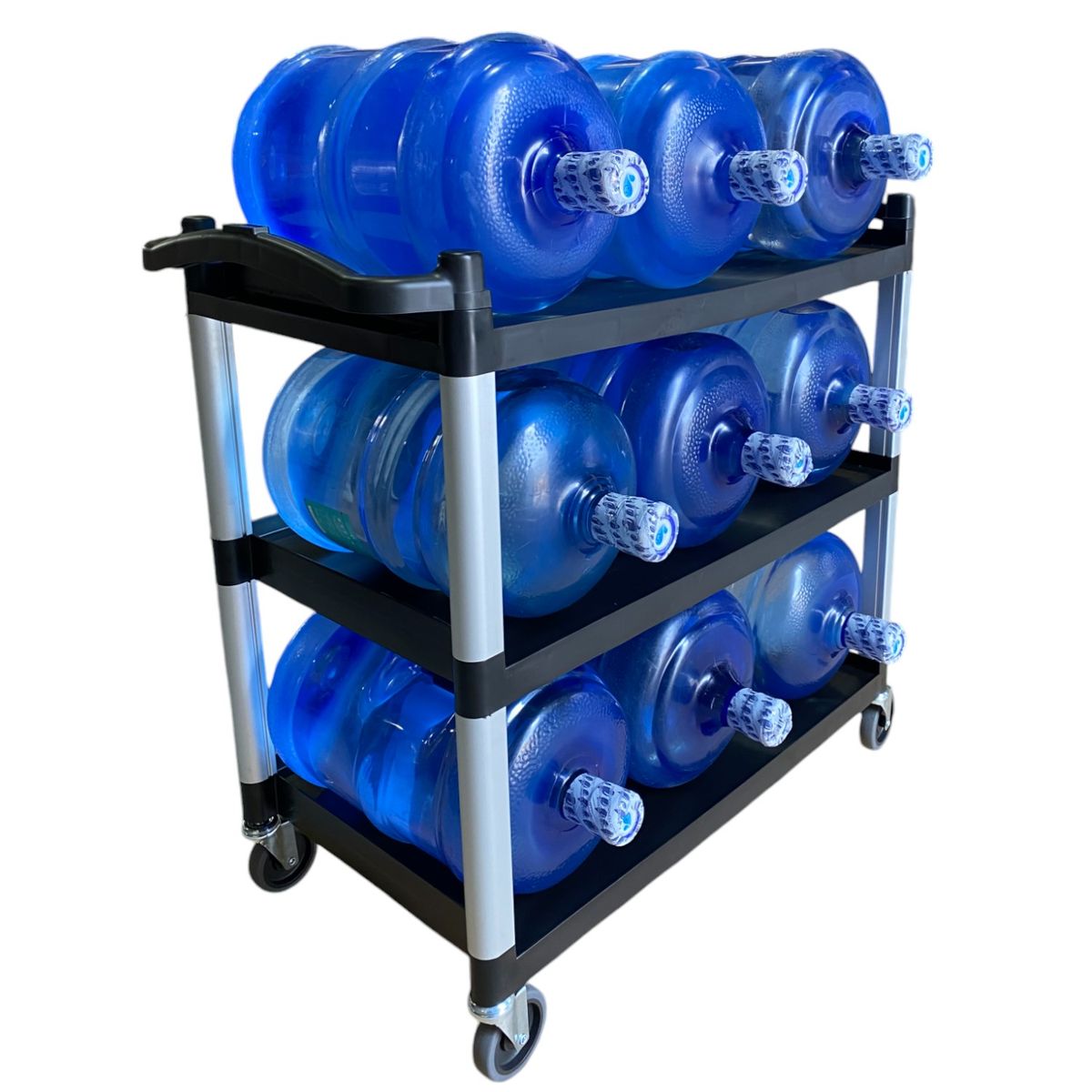 PROCHEF - Carro Multiuso Plástico Grande 100x50x92 Negro