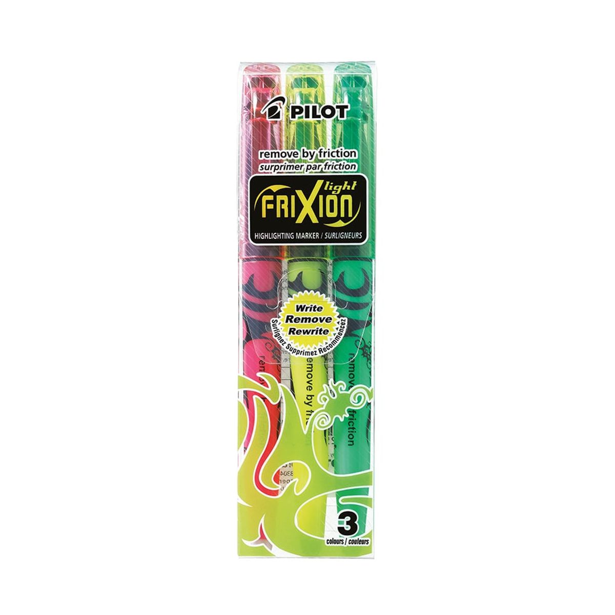 PILOT - Set 3 Destacadores Frixion Light Natural Pilot