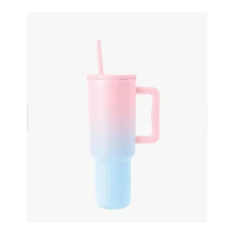 GENERICO - Vaso térmico mug 1200 lt acero inoxidable pink blue