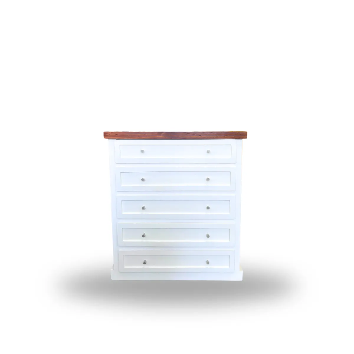 MGR MUEBLES - COMODA DE MADERA 5 CAJONES MGR MUEBLES