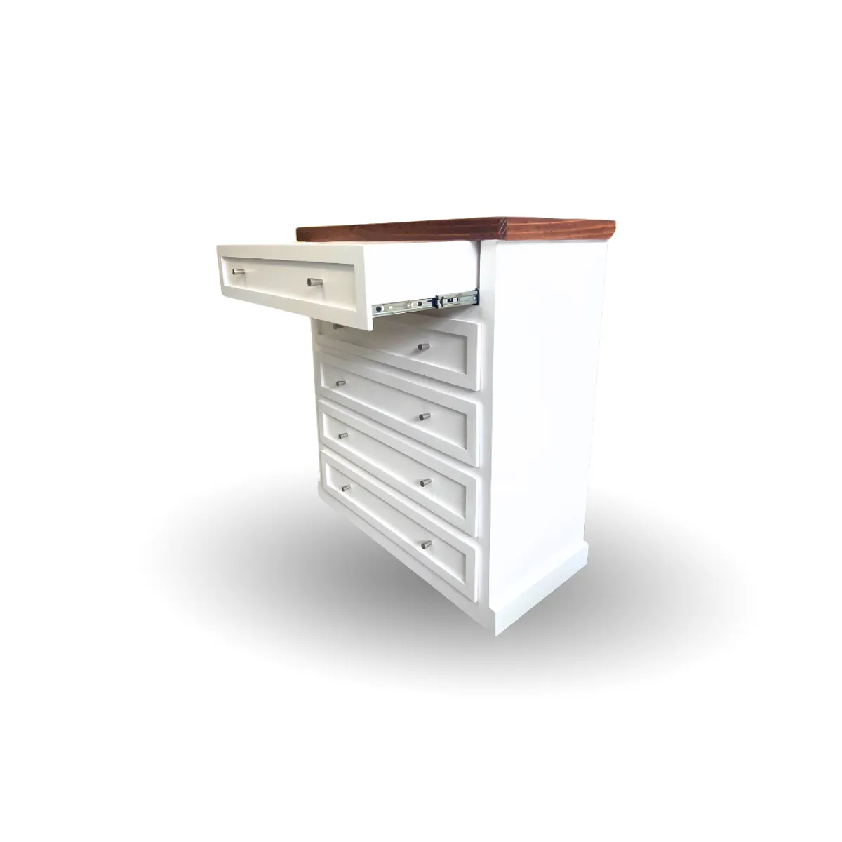 MGR MUEBLES - COMODA DE MADERA 5 CAJONES MGR MUEBLES