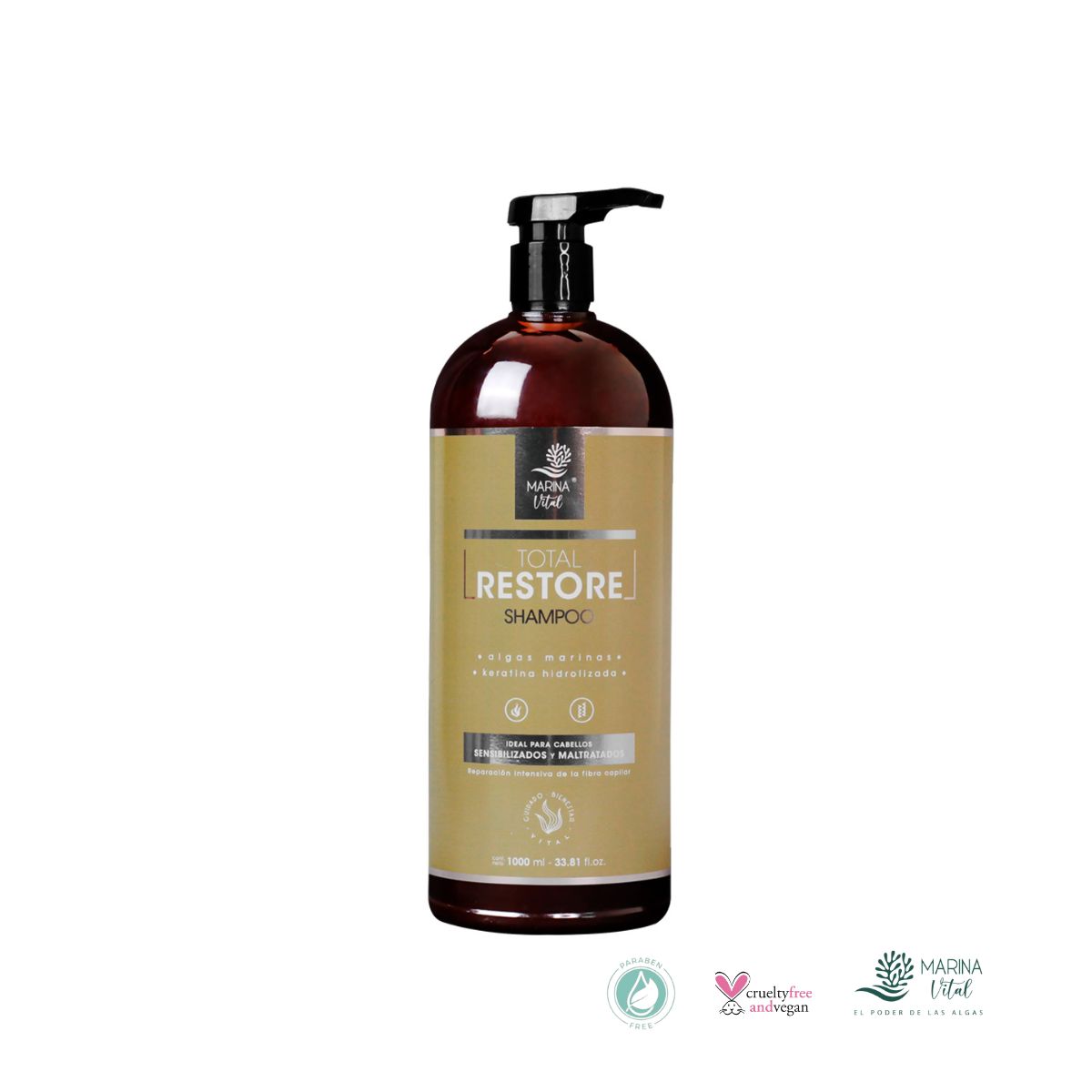 MARINA VITAL - Shampoo Restaurador Marina Vital 1000 ml MARINA VITAL