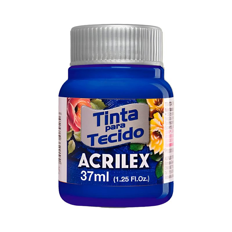 GENERICO - Pintura para Tela Mate 37 ml Acrilex - 502 Azul Cobalto