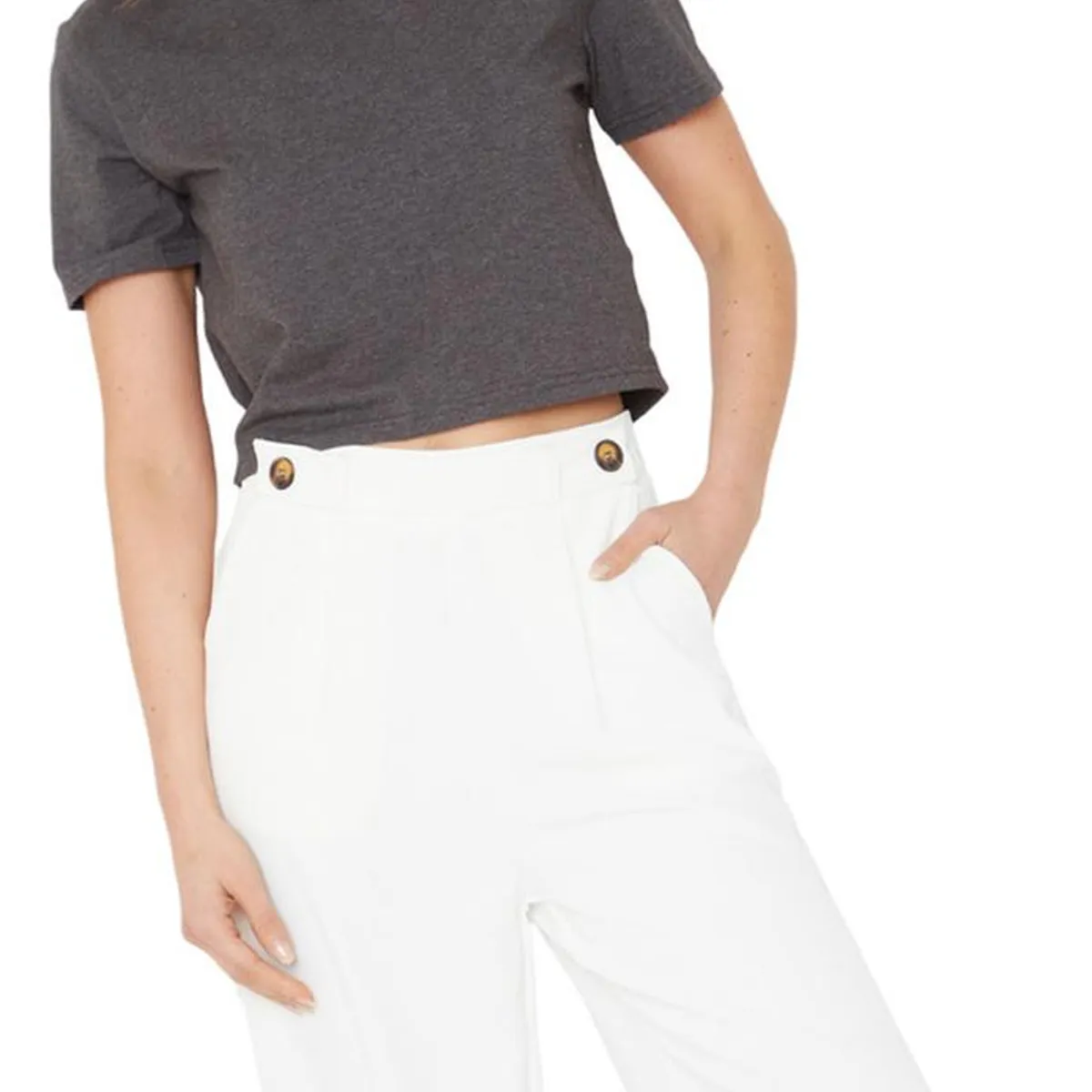 JACINTA TIENDA - Pantalón Elsa blanco Jacinta Tienda