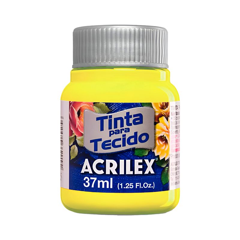 GENERICO - Pintura para Tela Mate 37 ml Acrilex - 504 Amarillo Limón