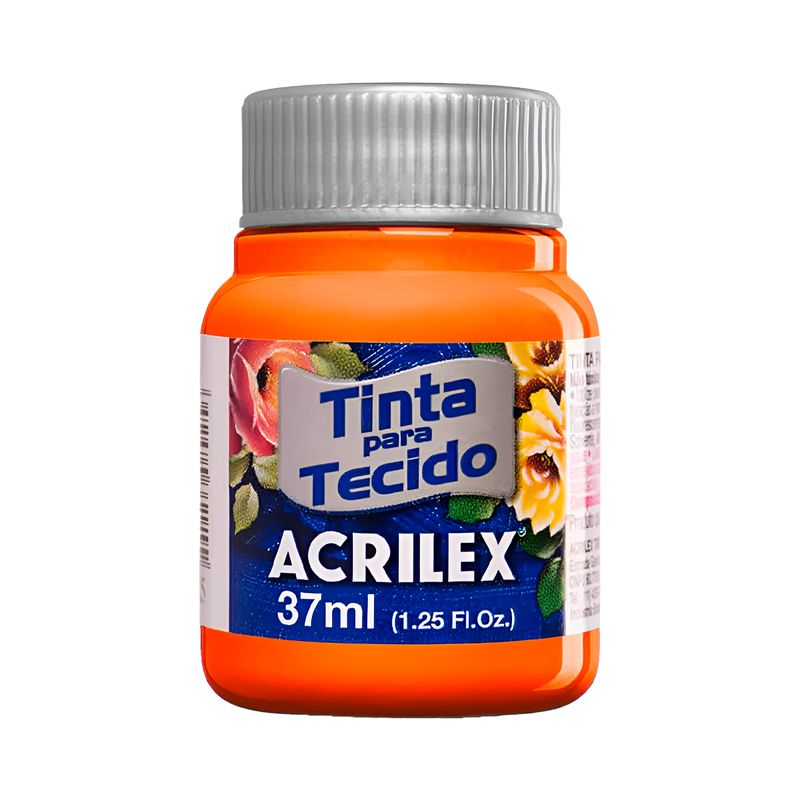 GENERICO - Pintura para Tela Mate 37 ml Acrilex - 517 Naranja