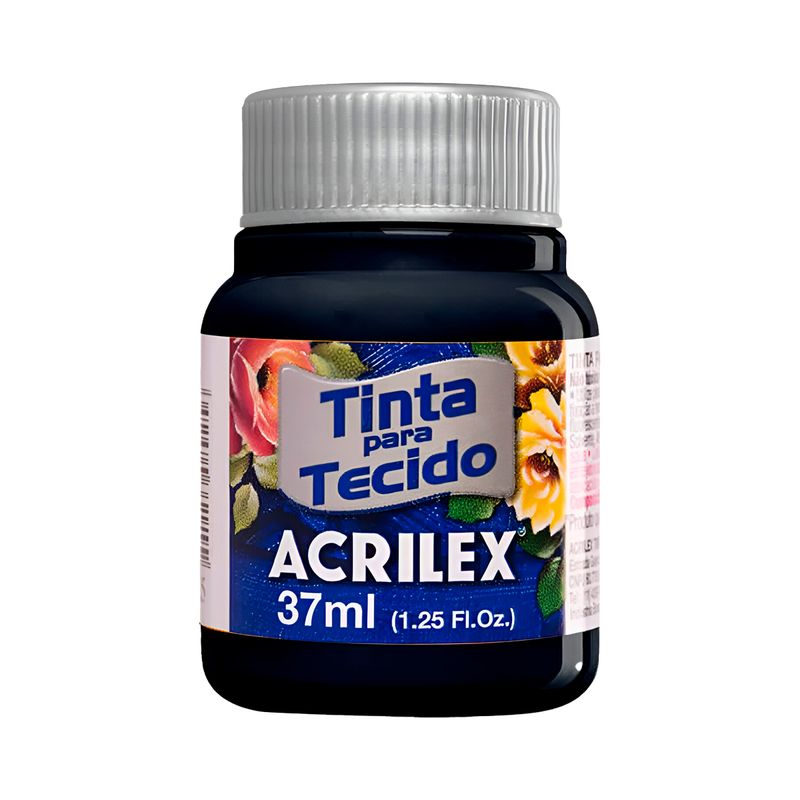 GENERICO - Pintura para Tela Mate 37 ml Acrilex - 520 Negro