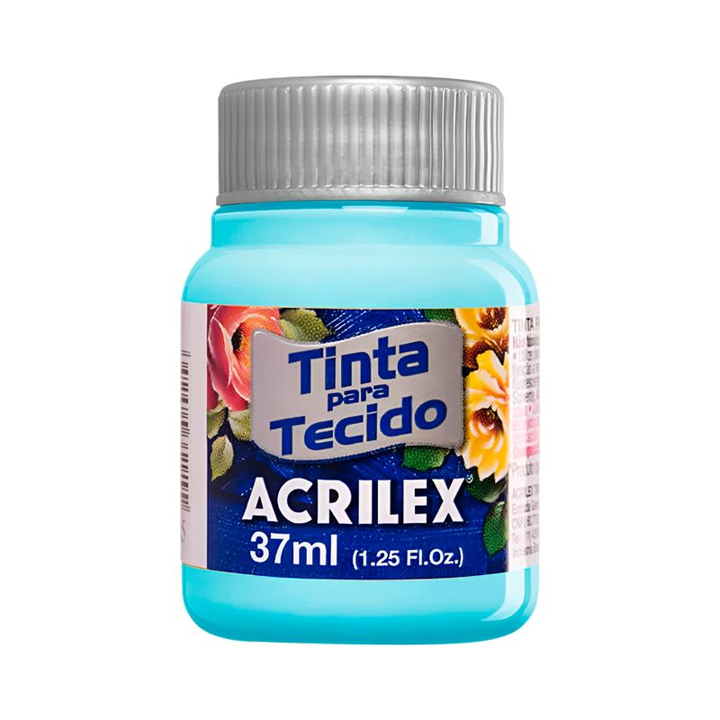 GENERICO - Pintura para Tela Mate 37 ml Acrilex - 577 Turquesa