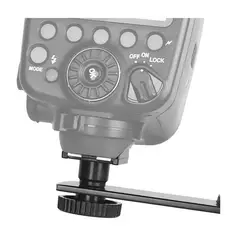 GENERICO - Placa Universal Doble Zapata Cámara Dslr Rosca 14 Micrófono