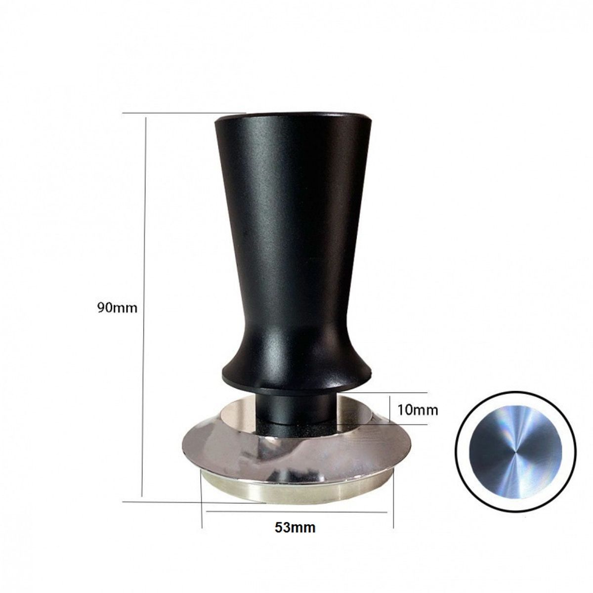 ATURE - Tamper Café Espresso Barista Cafetera Plano 53mm