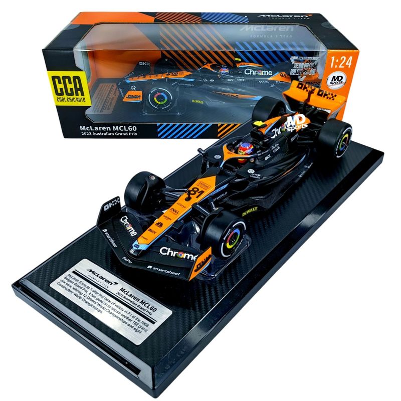 BBURAGO - Auto F1 Mclaren MCL60 2023 81 Oscar Piastri Caja Normal 1:24