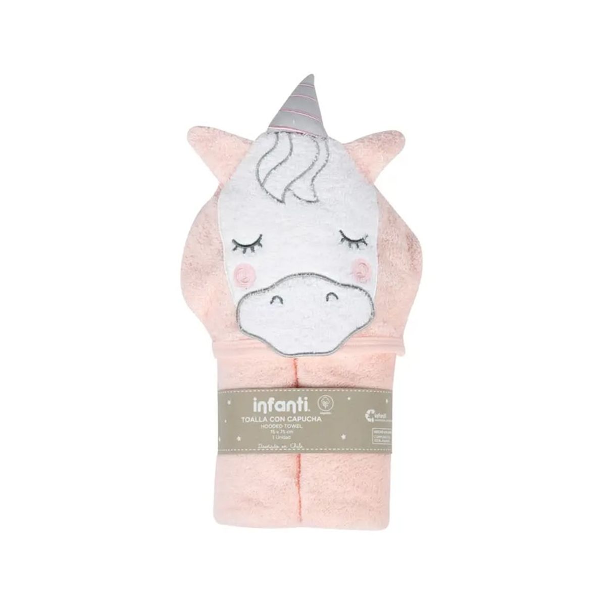 INFANTI - Toalla Capucha Unicornio T24
