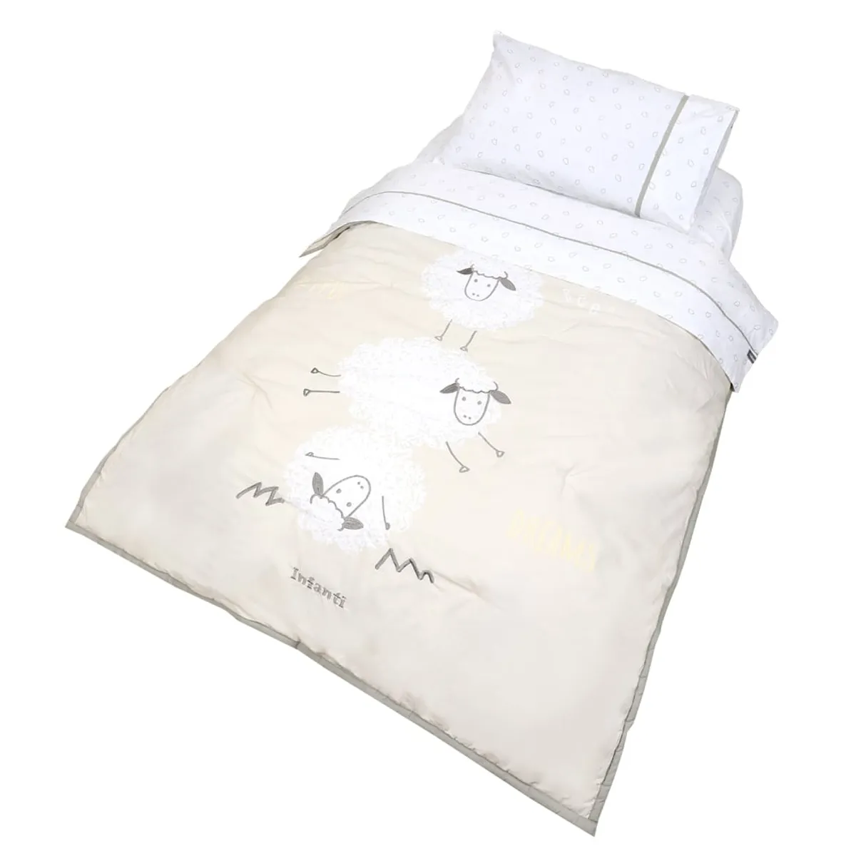 INFANTI - Set de Cuna Playard Ovejas Infanti