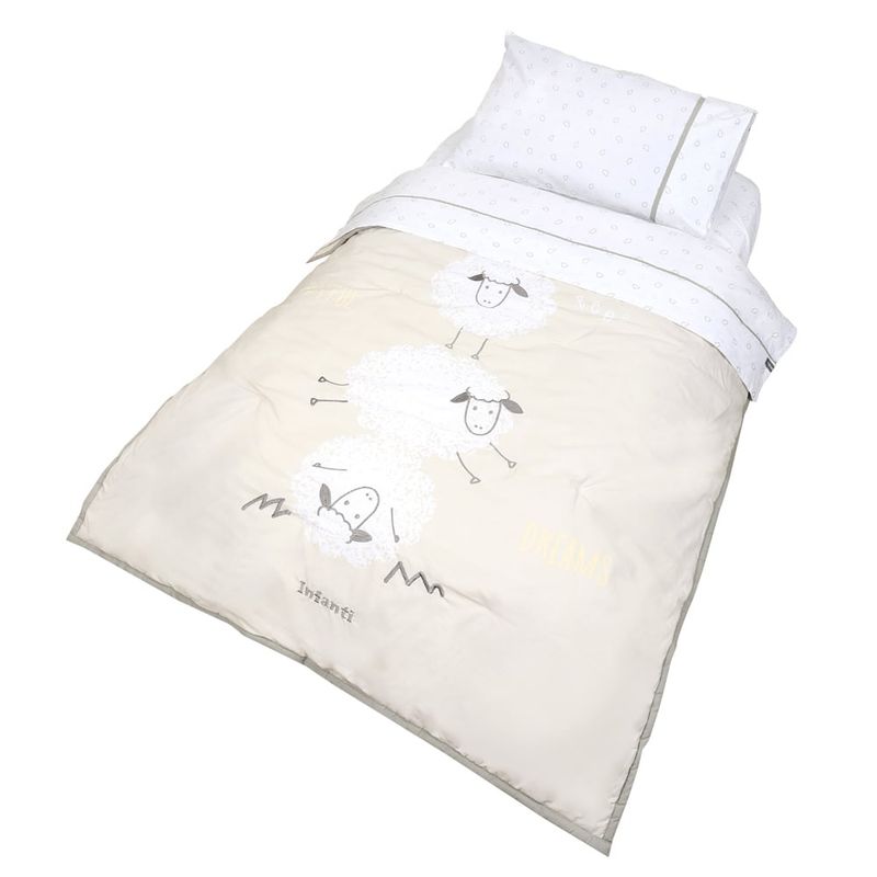 INFANTI - Set de Cuna Playard Ovejas Infanti