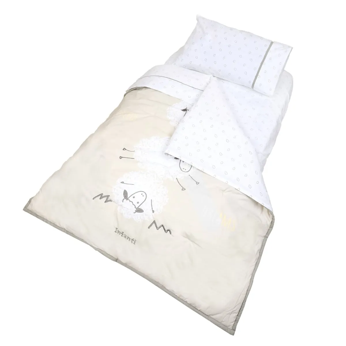 INFANTI - Set de Cuna Playard Ovejas Infanti