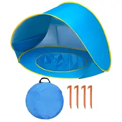 GENERICO - Tienda Carpa Playa Bebé Piscina 2 En 1 Protección Solar Uv