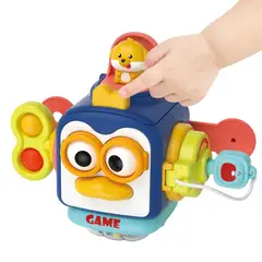GENERICO - CUBO SENSORIAL INTERACTIVO MONTESSORI PARA BEBE