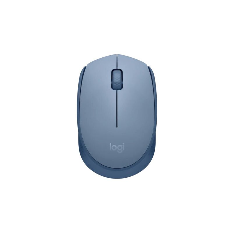 LOGITECH - Mouse Inalámbrico Logitech M170 Ambidiestro USB Gris Azulado - Gris Azul Oscuro