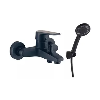 TAUMM - Llave Monomando Tina Ducha Notte Acabado Mate Negro