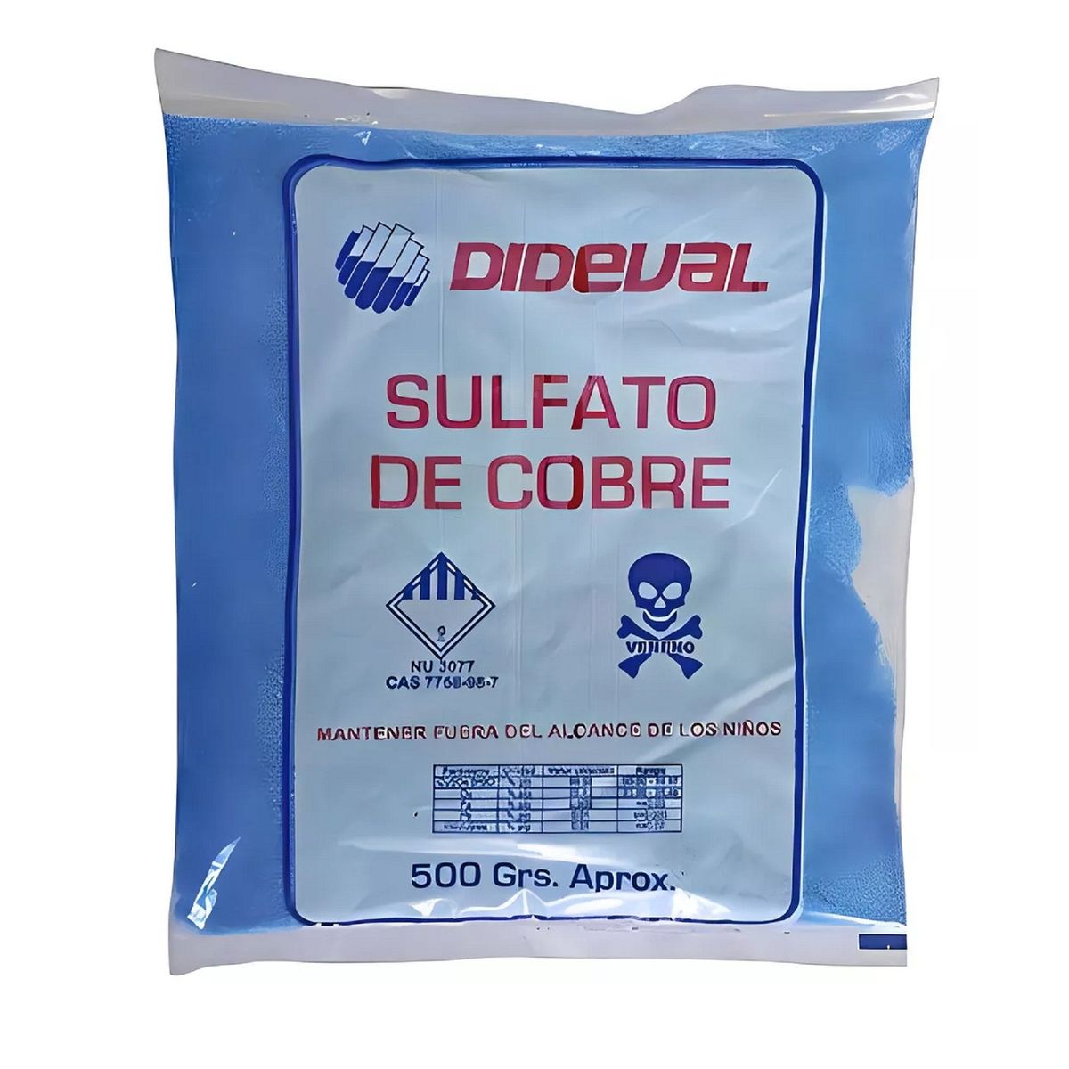 UNIVERSAL - Sulfato De Cobre 500 Grs Alguicida Piscina