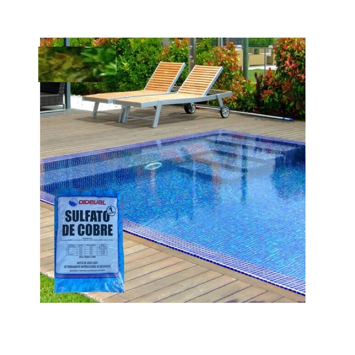 UNIVERSAL - Sulfato De Cobre 500 Grs Alguicida Piscina