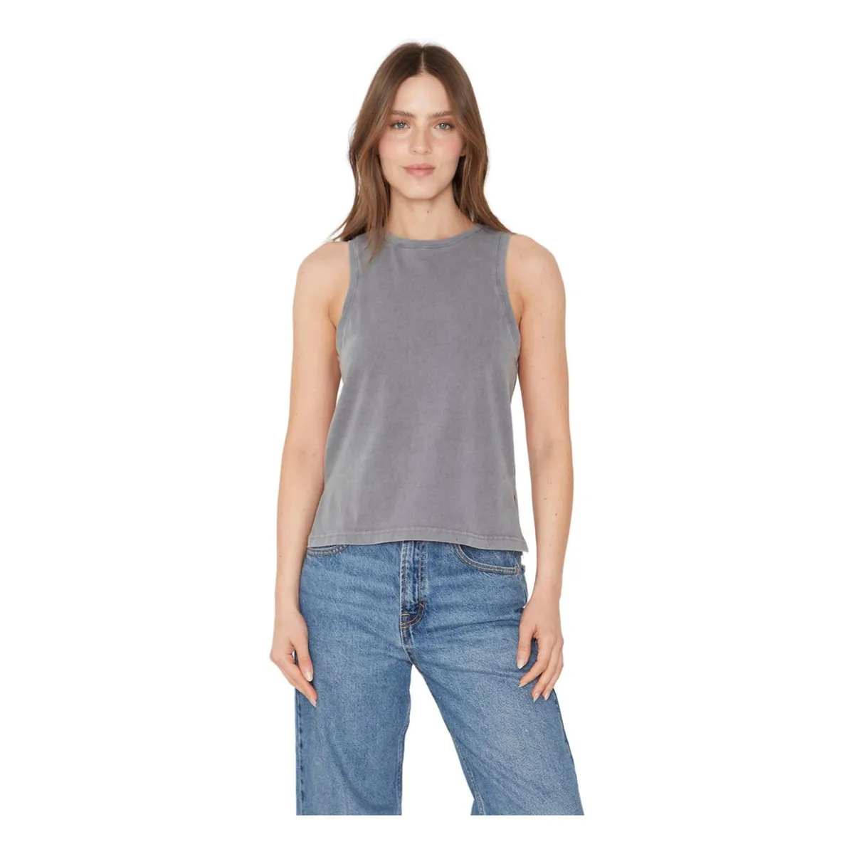 JACINTA TIENDA - Polera Colomba gris Jacinta Tienda