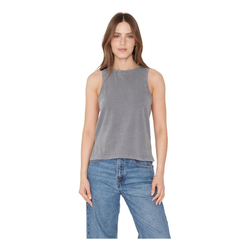 JACINTA TIENDA - Polera Colomba gris Jacinta Tienda