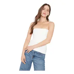 JACINTA TIENDA - Polera Petra blanca