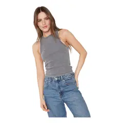 JACINTA TIENDA - Rib Tank Top gris