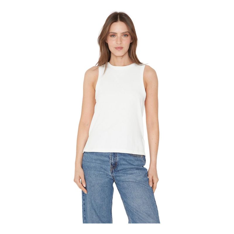 JACINTA TIENDA - Polera Colomba blanca Jacinta Tienda_.