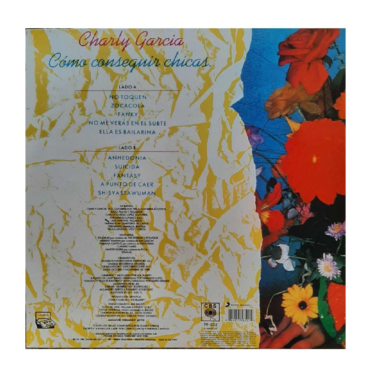 GRUPO LASER DISC - VINILO CHARLY GARCIA COMO CONSEGUIR CHICA 1LP