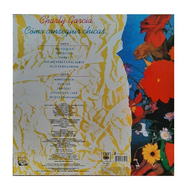 GRUPO LASER DISC - VINILO CHARLY GARCIA COMO CONSEGUIR CHICA 1LP