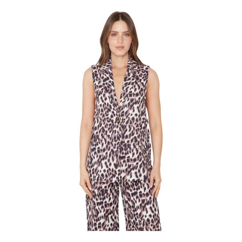 JACINTA TIENDA - Blazer Elsa animal print Jacinta Tienda