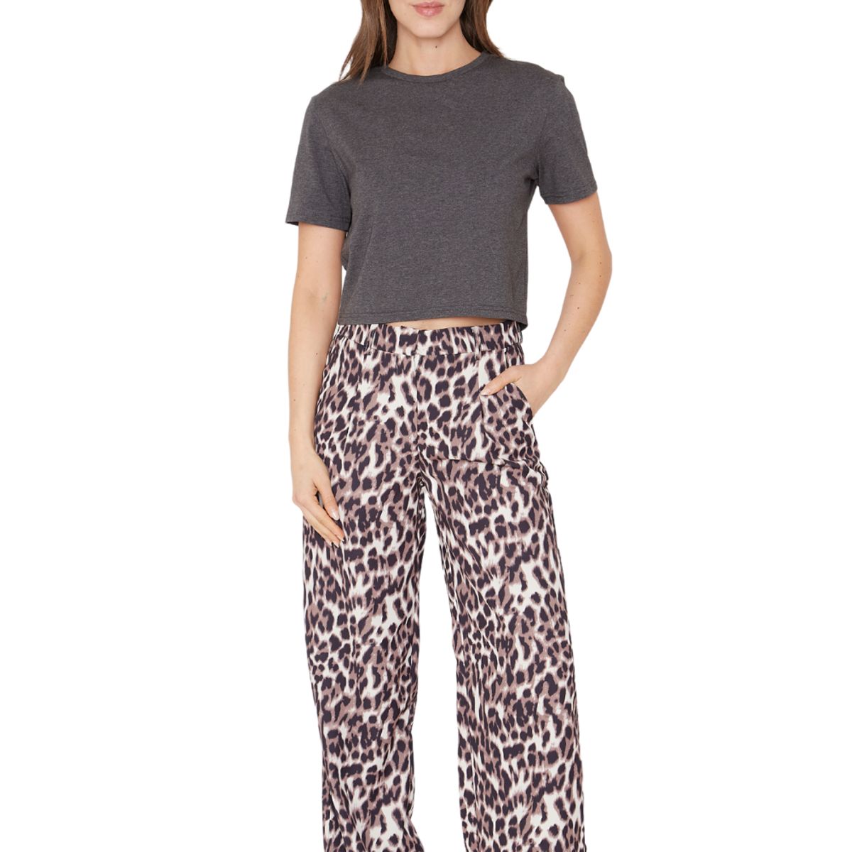 JACINTA TIENDA - Pantalón Lupe animal print Jacinta Tienda
