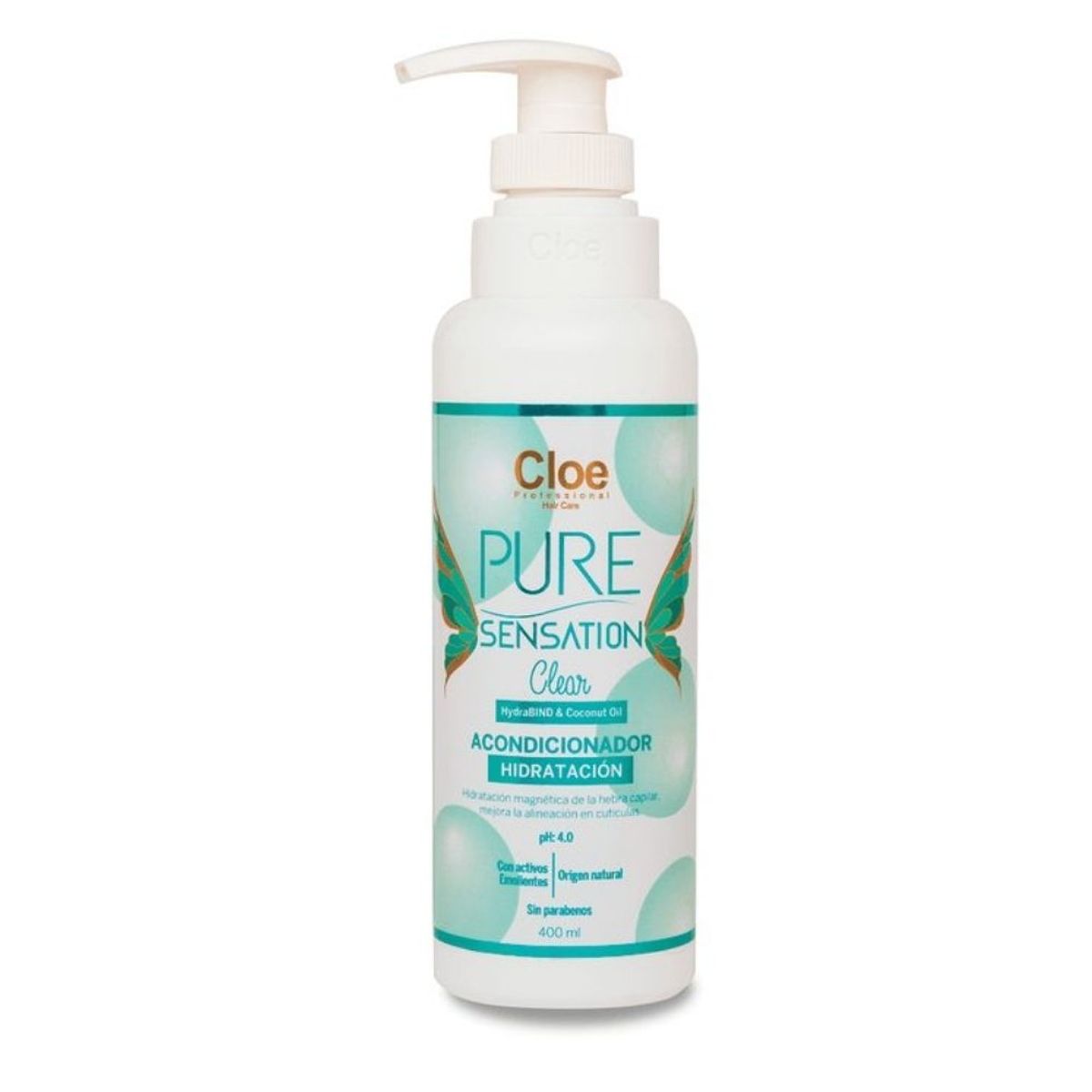 CLOE - Set Cloe Pure Sensation Limpieza Shampoo y Acondicionador 400ml
