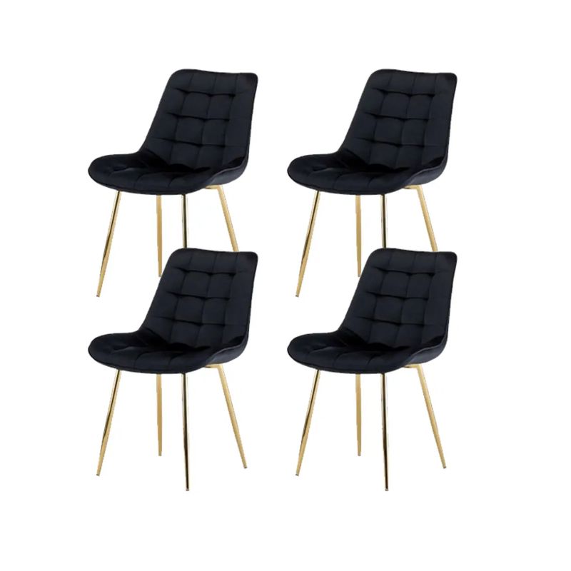 CORI CORI - Pack 4 Sillas Capitonne Top Gold Negra