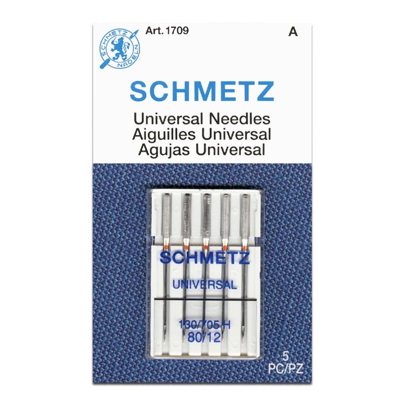 GENERICO - Aguja máquina de coser Schmetz Punta normal Nr 80